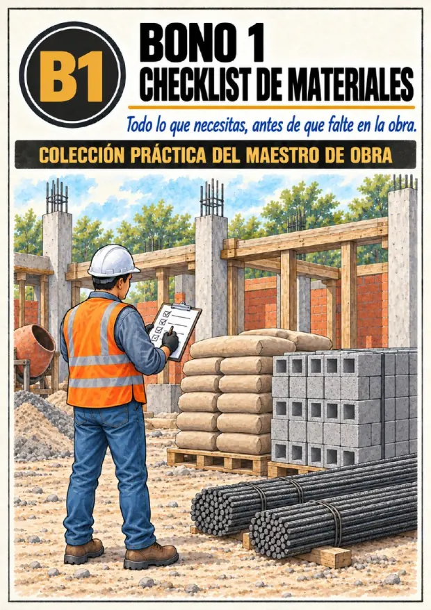 Portada de Checklist de materiales