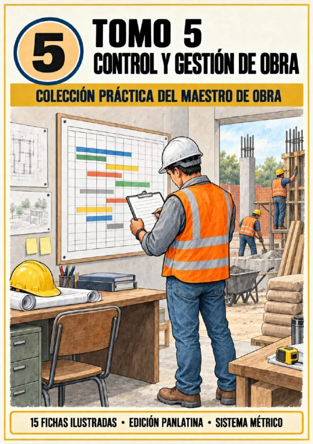 Portada de TOMO 5: Control y gestión de obra